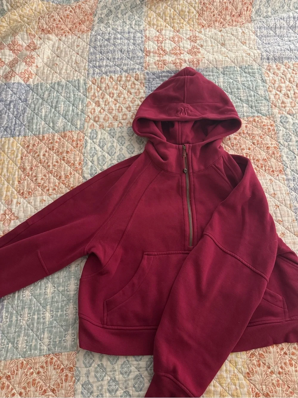 lululemon athletica Deep Berry Half-Zip Hoodie